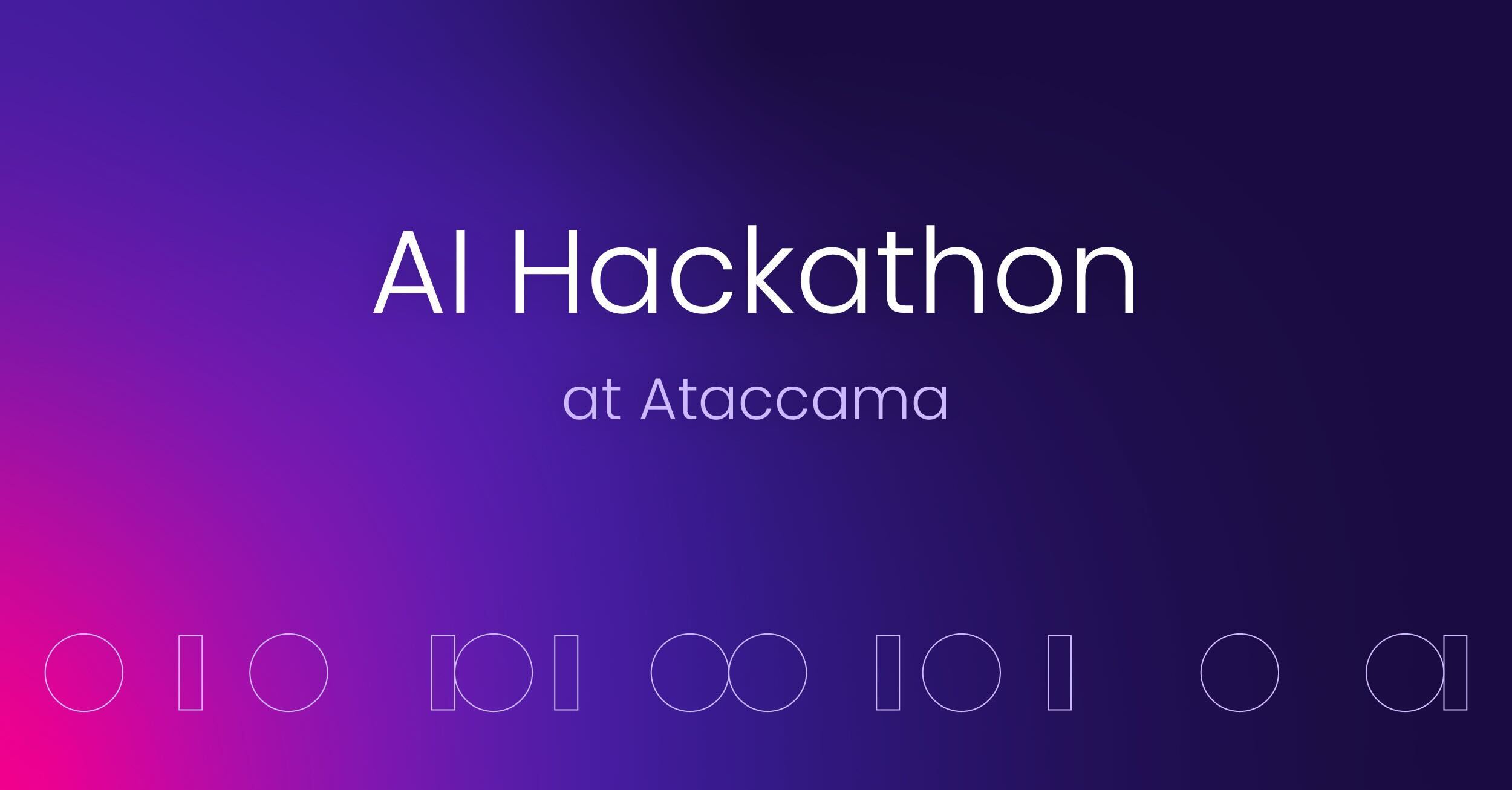 <span style="font-weight: 400;"> Agentic AI for internal productivity: Inside the Ataccama AI Hackathon.</span>